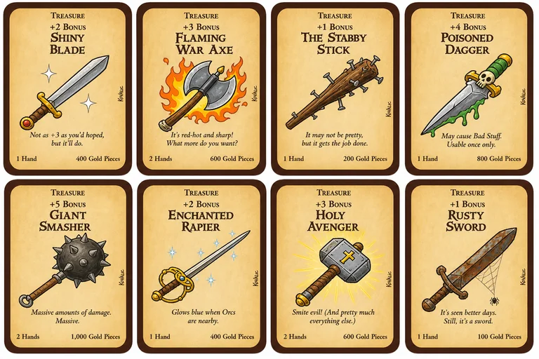 Giocatori che ridono durante una partita a Munchkin